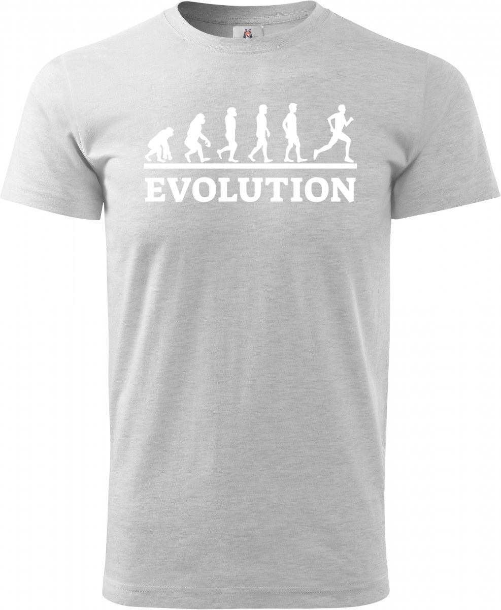 Evolution běh, bílý tisk