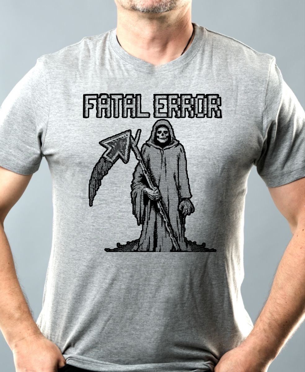 Fatal error, černý tisk