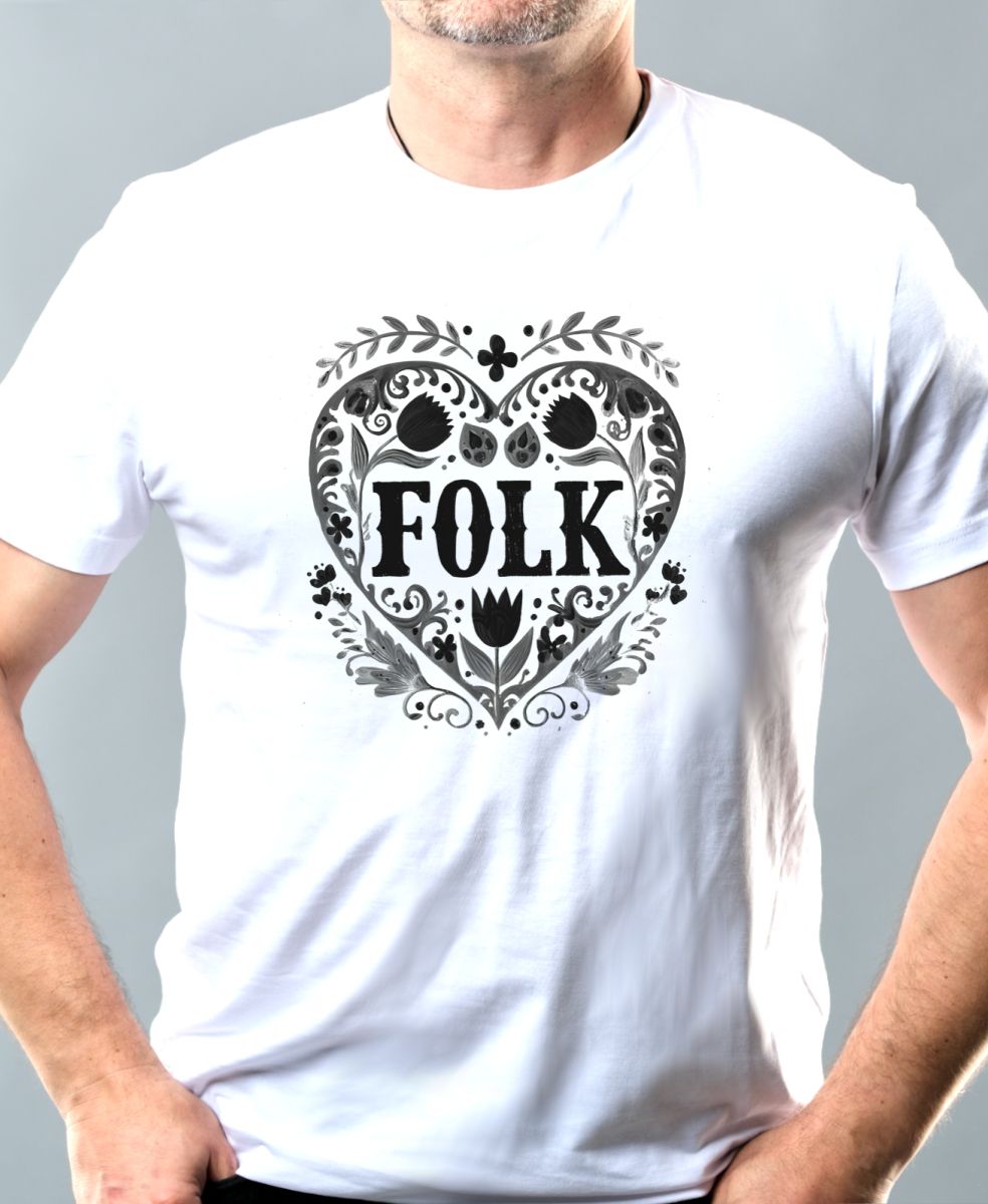 Folklor do srdce, černý tisk