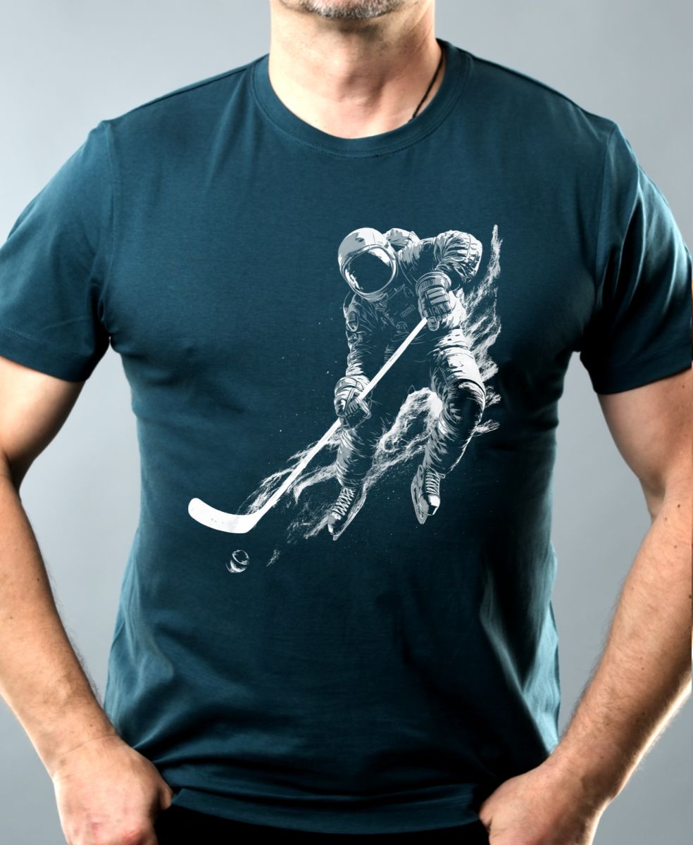 Galaktický hokej, bílý potisk