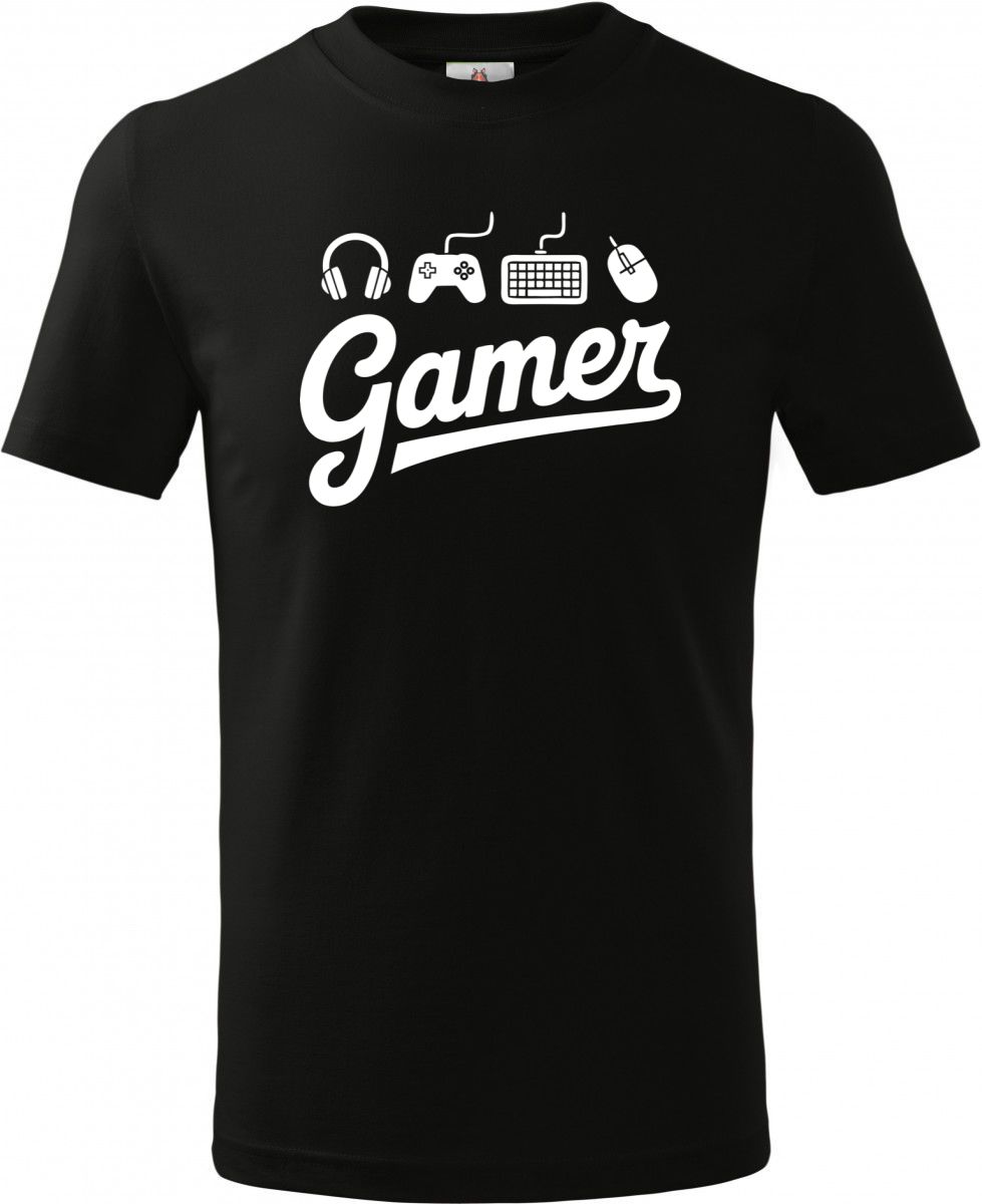 Gamer, V1, bílý tisk
