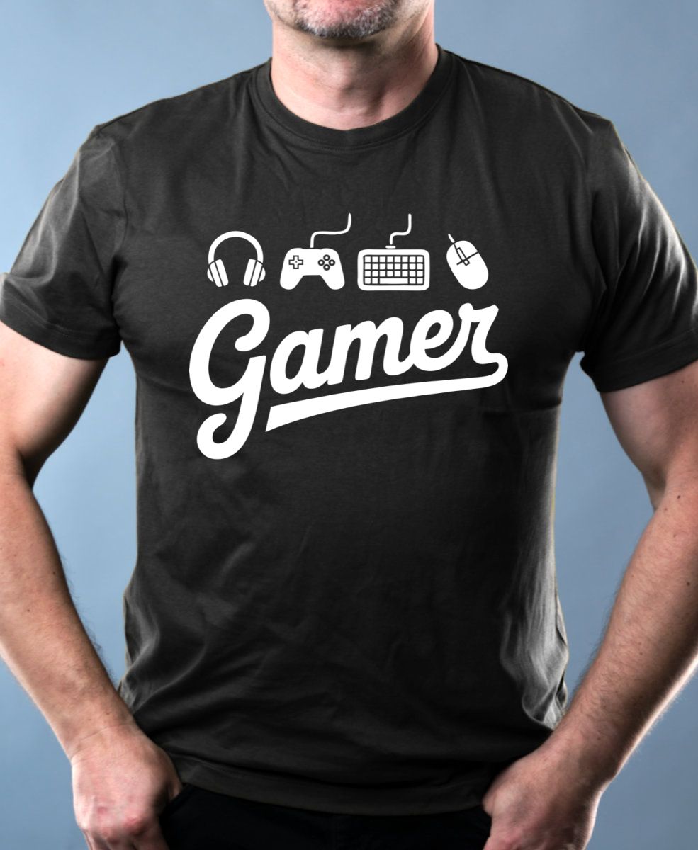 Gamer, V1, bílý tisk Gamer, V1, bílý tisk