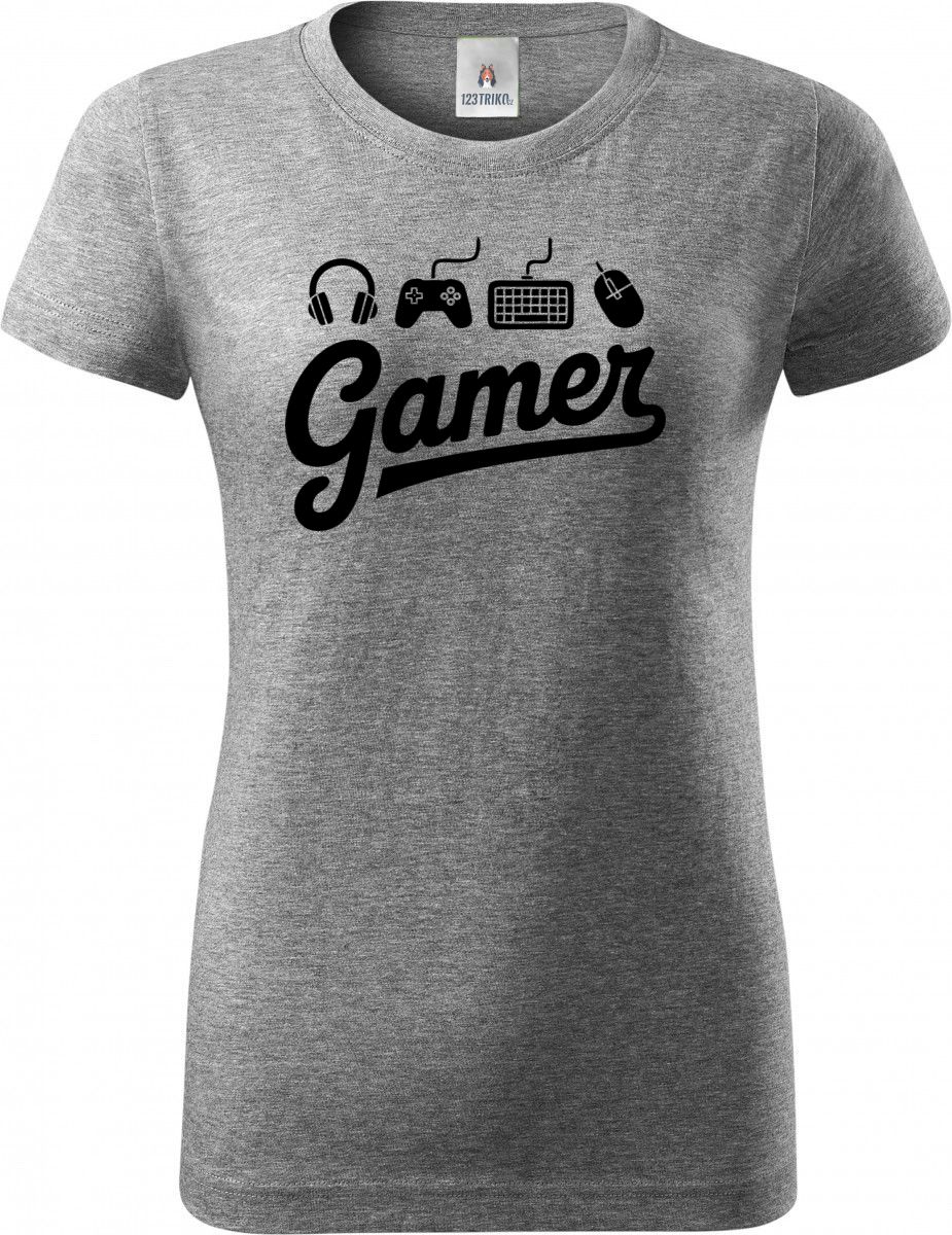 Gamer, V1, černý tisk