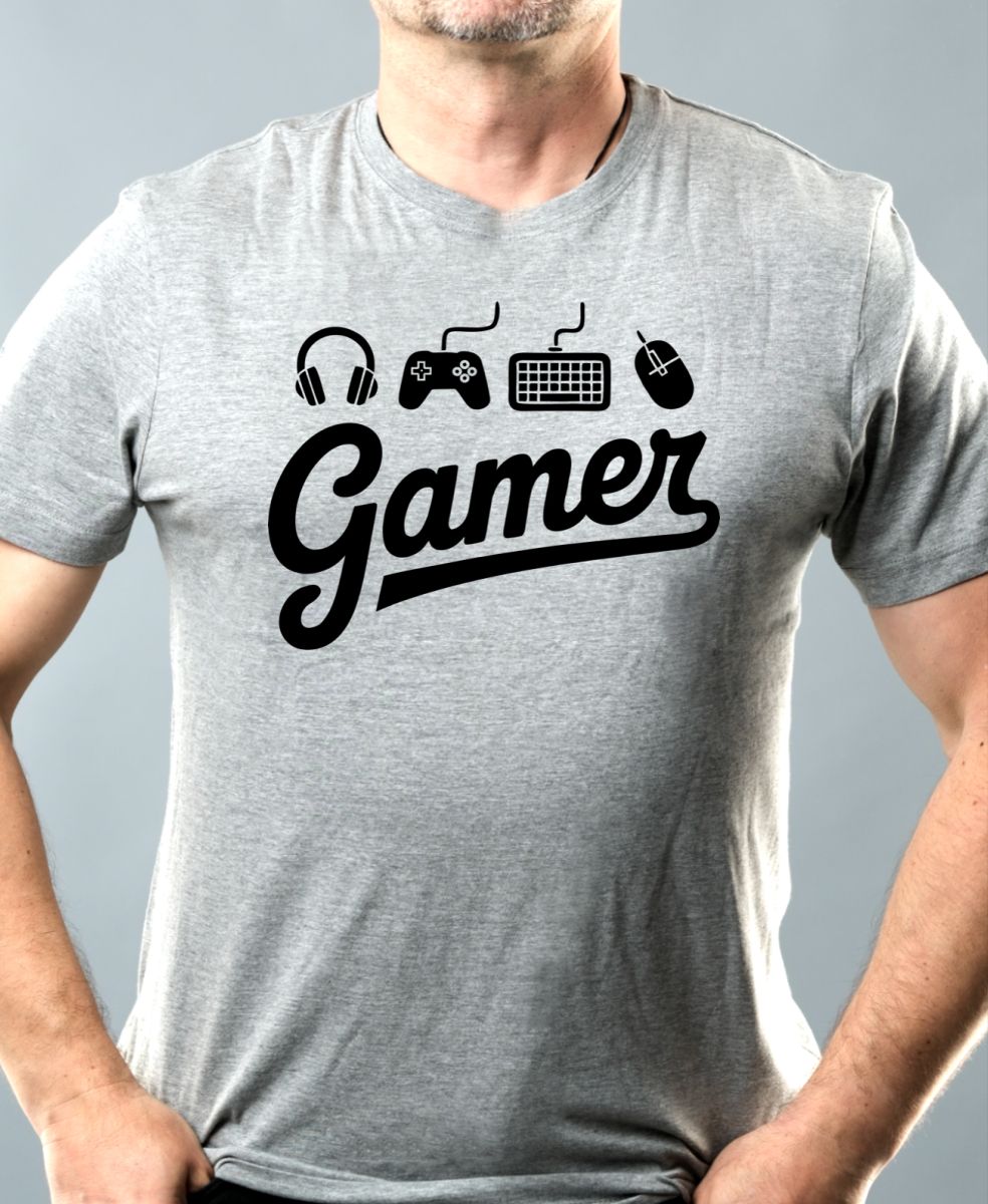 Gamer, V1, černý tisk Gamer, V1, černý tisk
