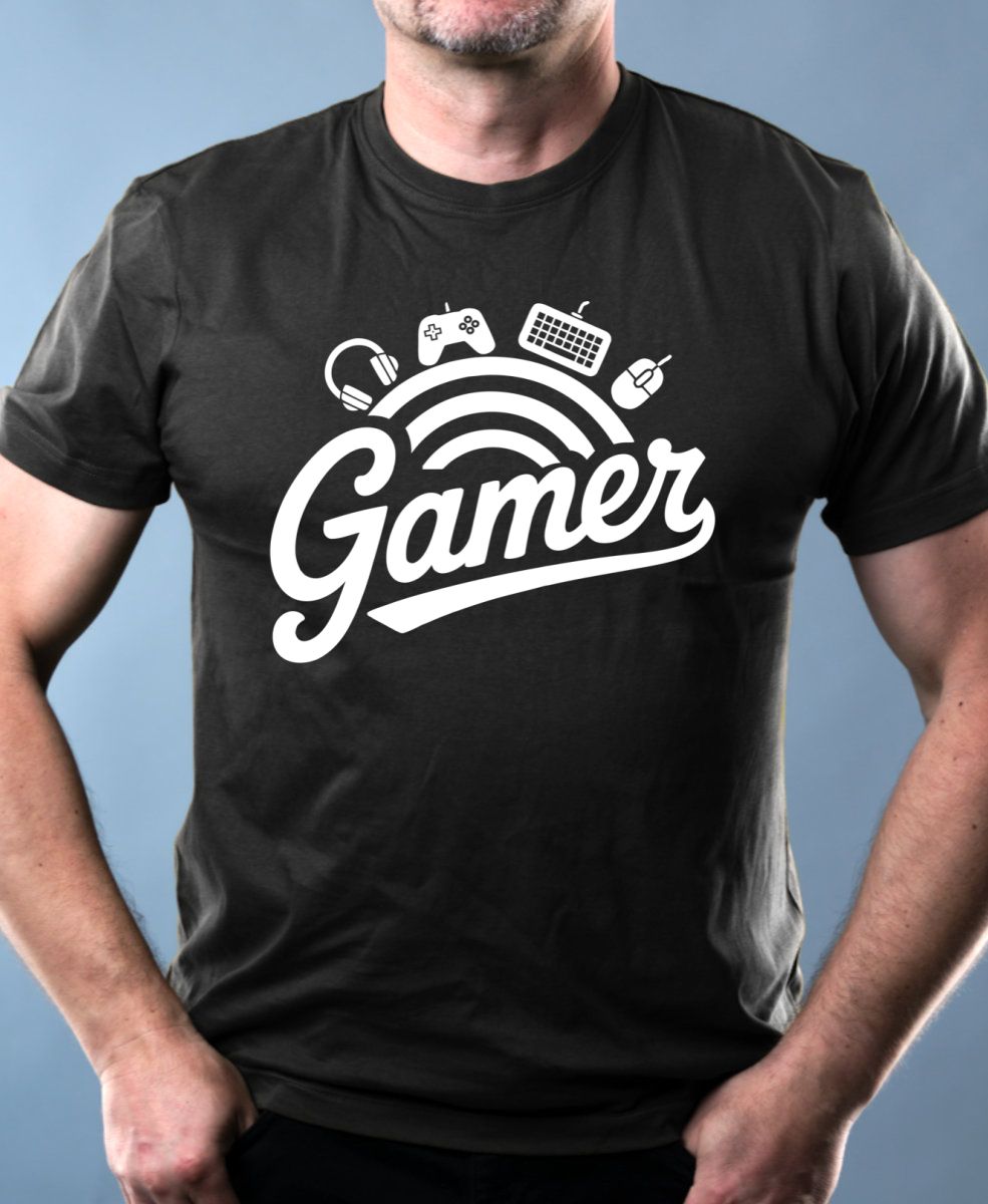 Gamer, V2, bílý tisk Gamer, V2, bílý tisk
