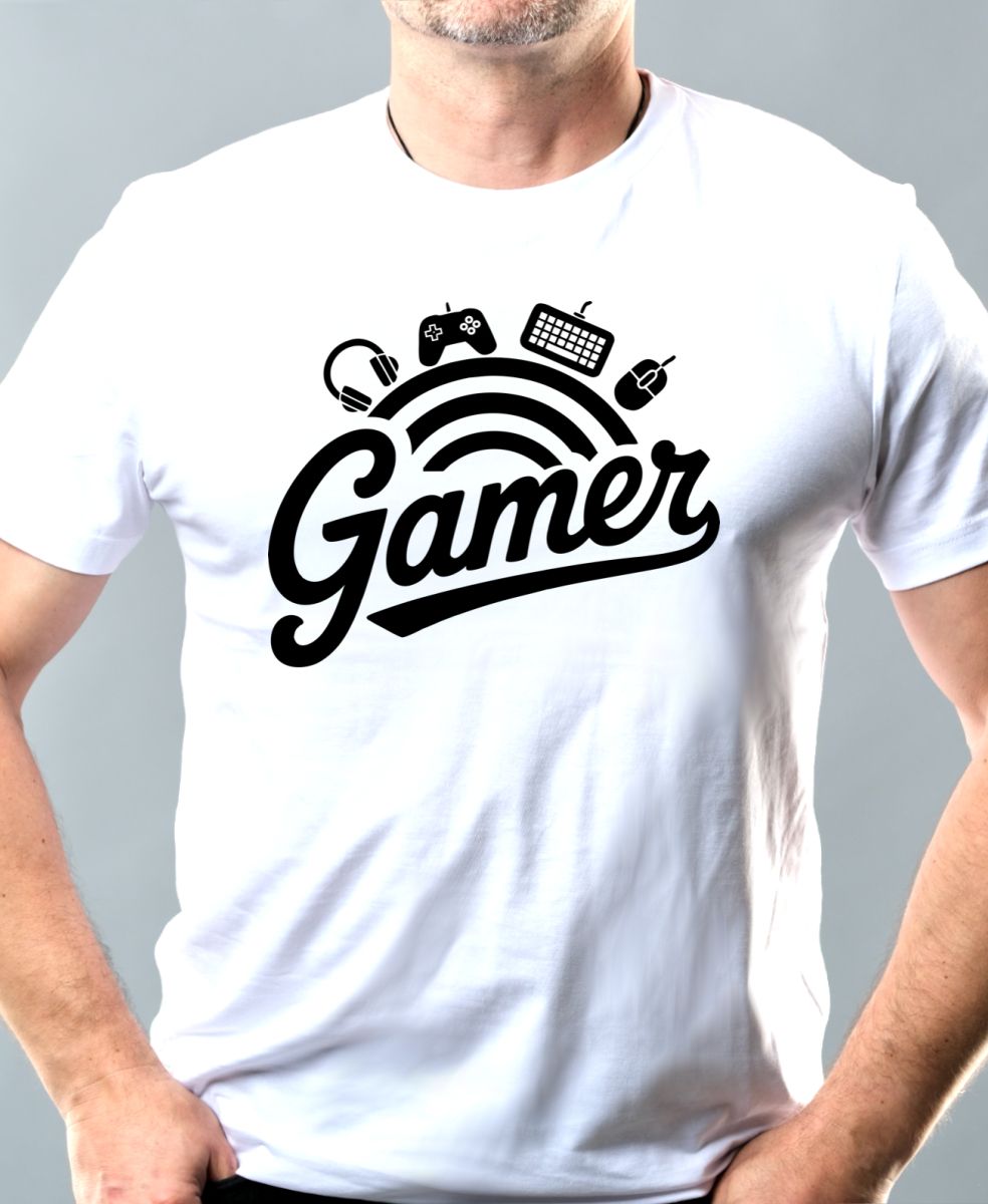 Gamer, V2, černý tisk Gamer, V2, černý tisk