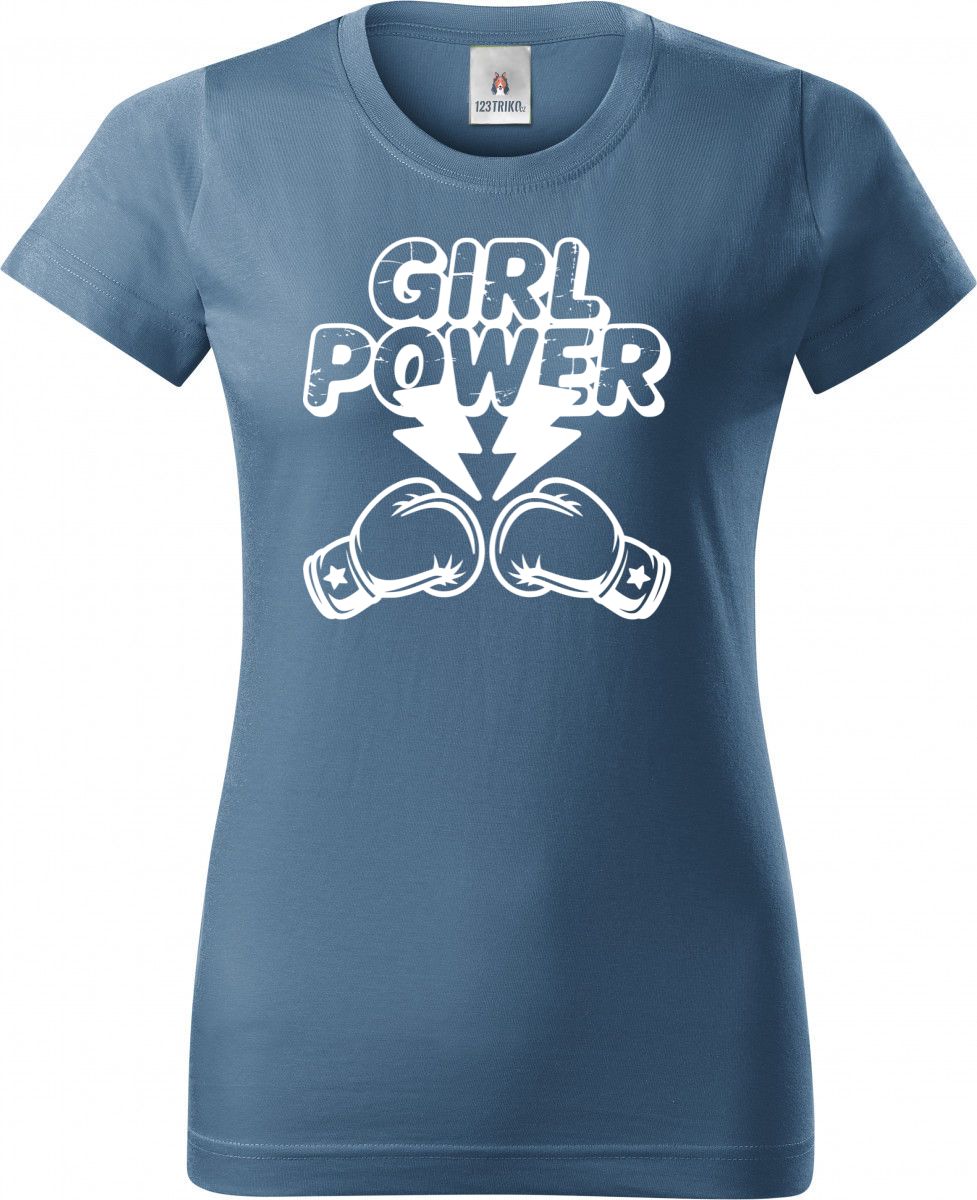 Girl power, bílý potisk