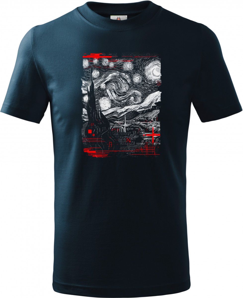 Glitch Art: Hvězdná noc Glitch Art: Hvězdná noc