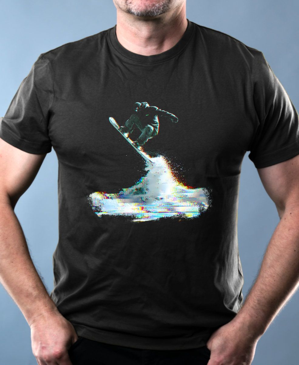 Glitch jízda, snowboard