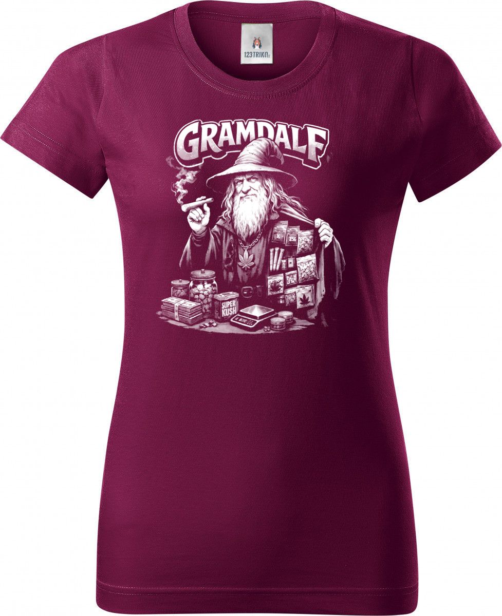 Gramdalf, bílý potisk