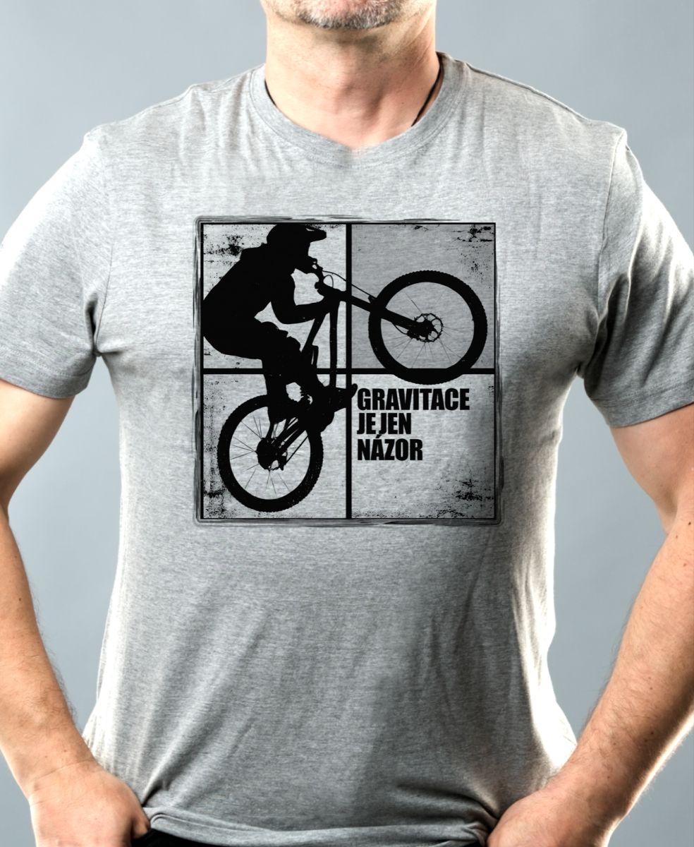 Gravitace je jen názor, černý tisk
