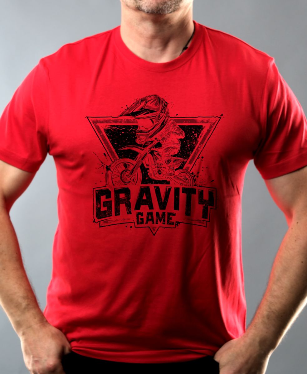 Gravity game, černý tisk