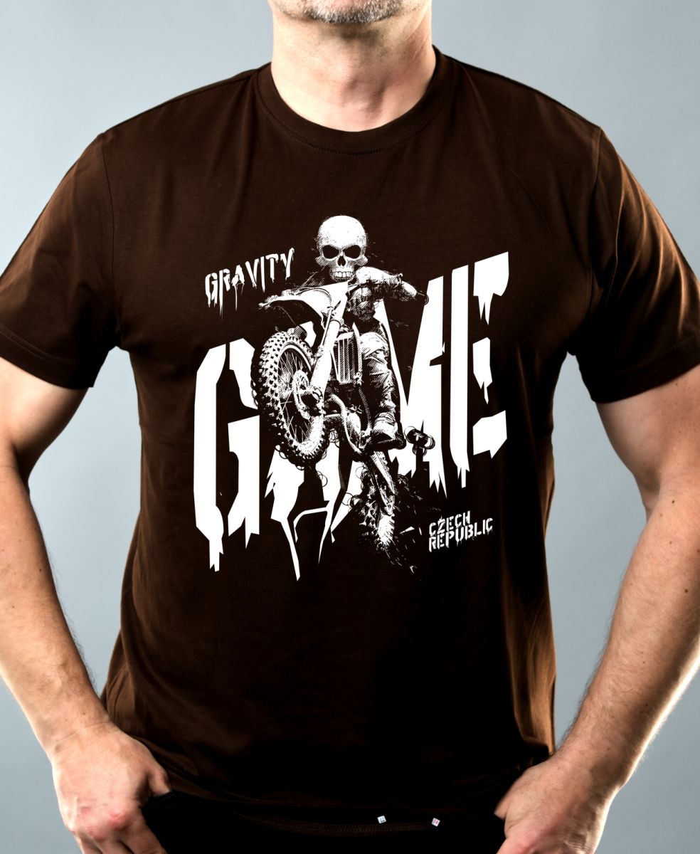 Gravity Game, Enduro, Motocross, Quad, V2, bílý tisk