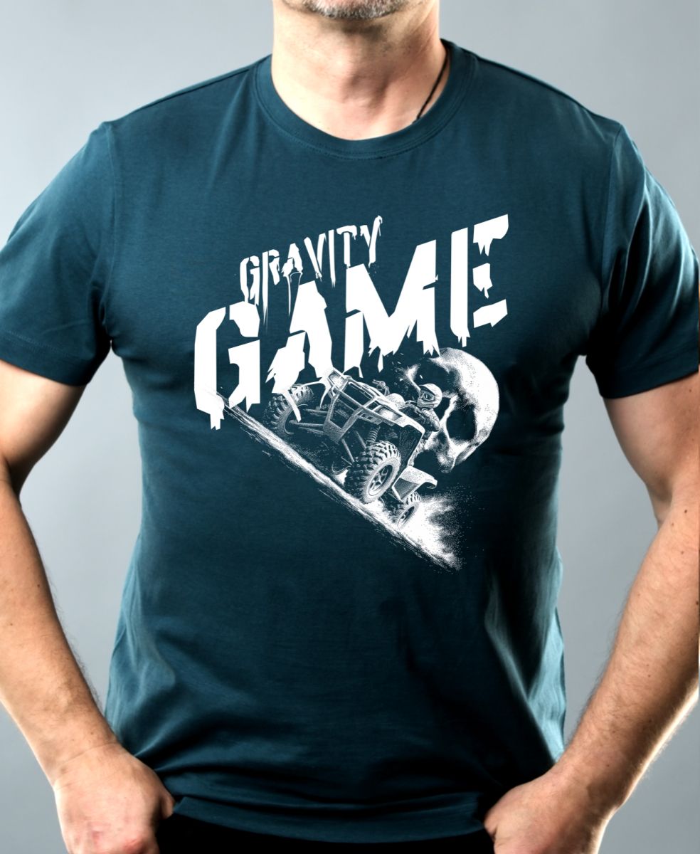 Gravity Game. Quad, ATV, bílý tisk, v1