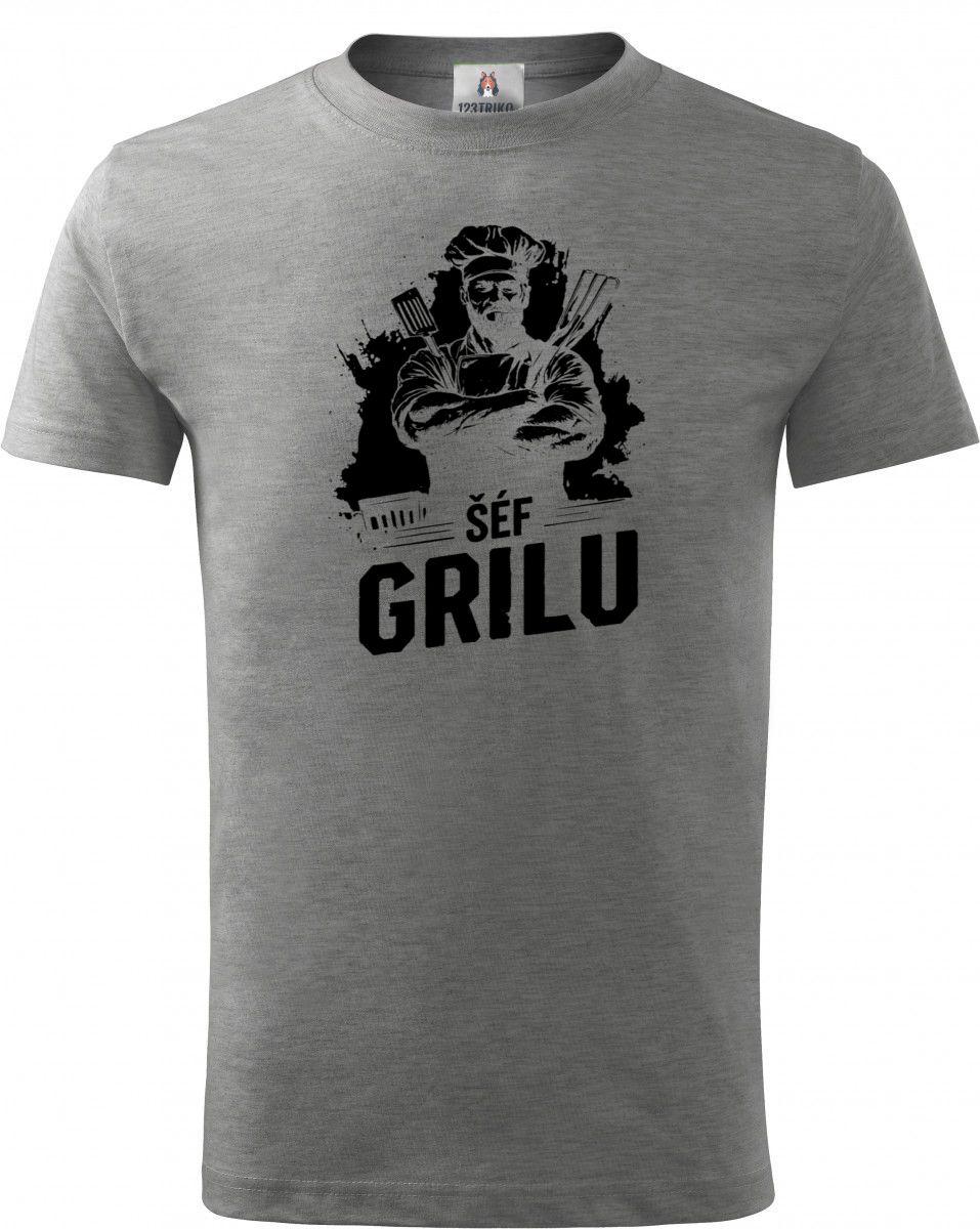 Grilovačka Šéf Grilu, černý potisk