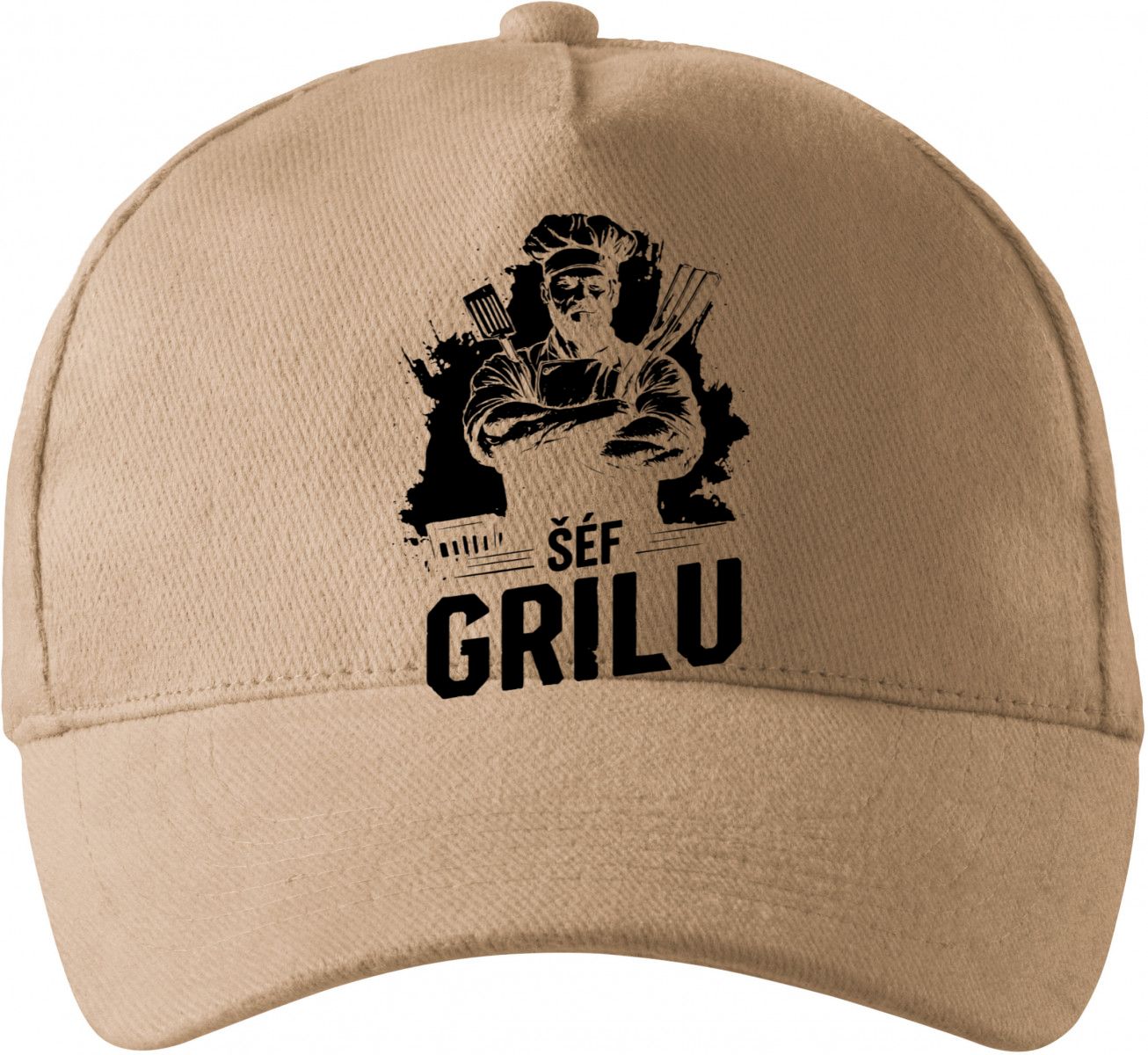 Grilovačka Šéf Grilu, černý potisk