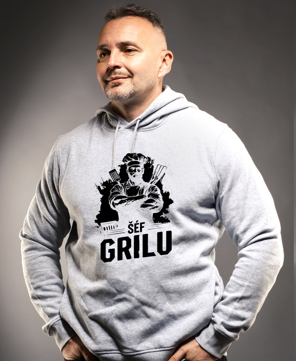 Grilovačka Šéf Grilu, černý potisk