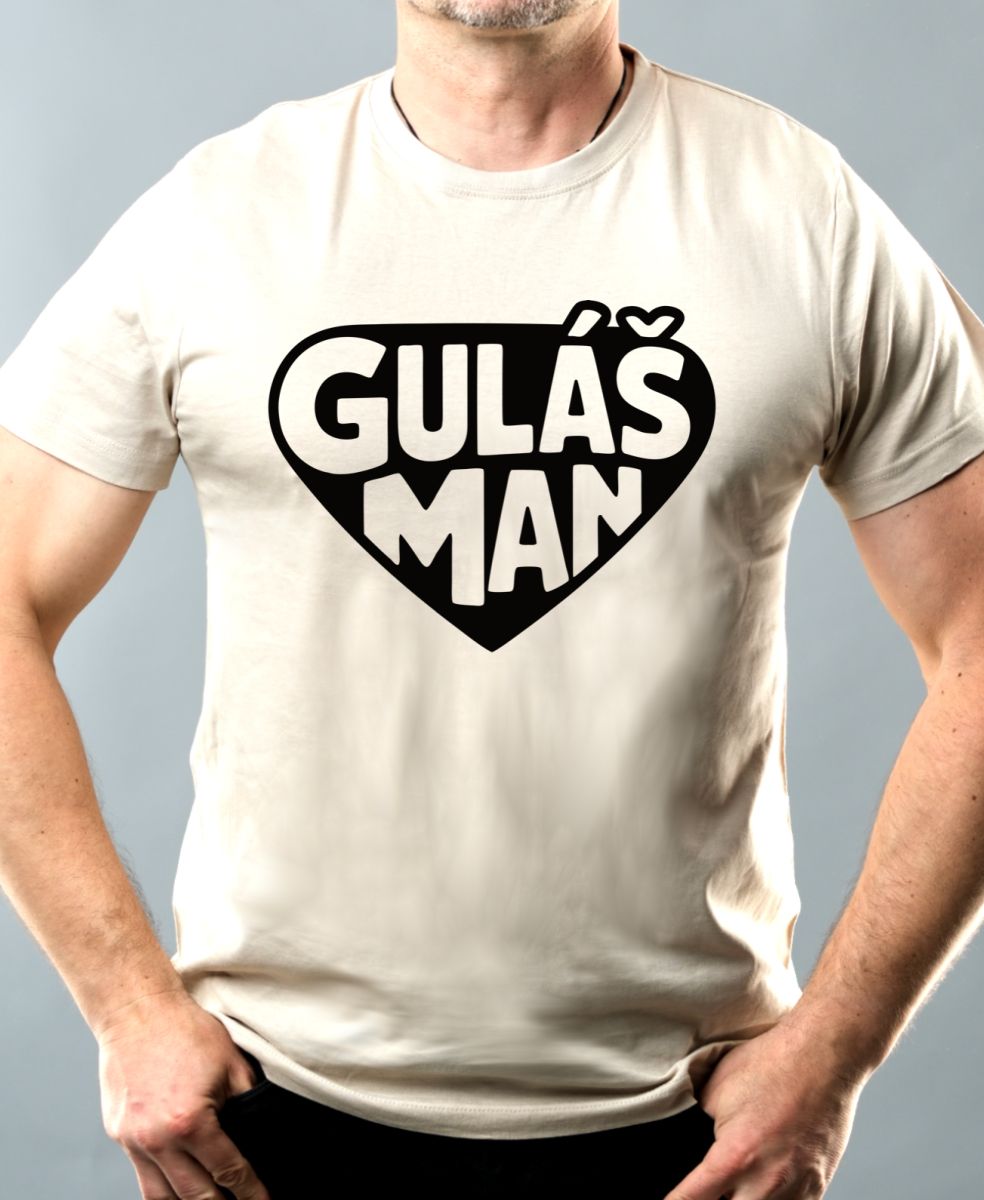 Guláš man, V1, černý tisk