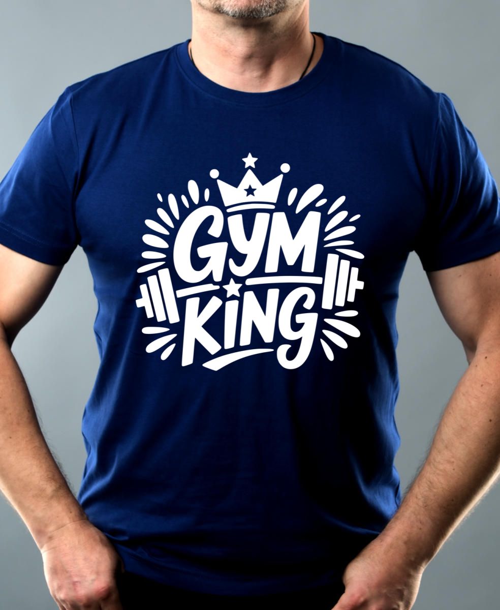 Gym king, bilý potisk