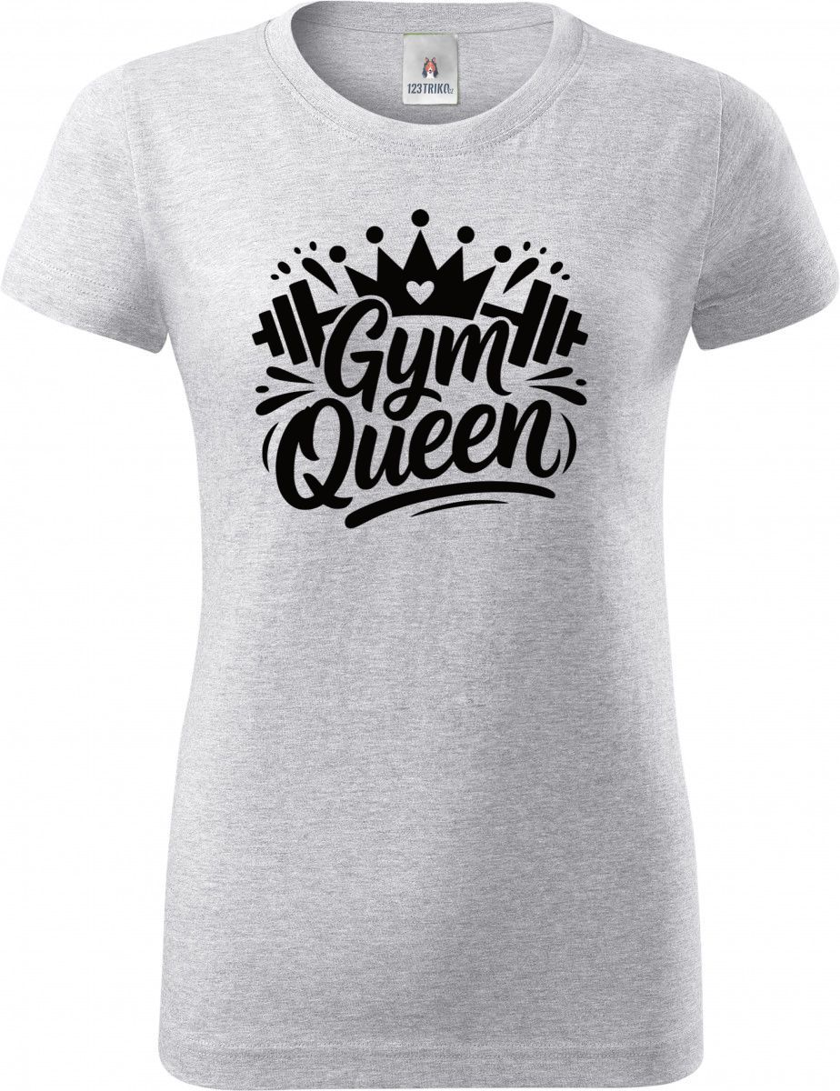 Gym Queen, černý potisk