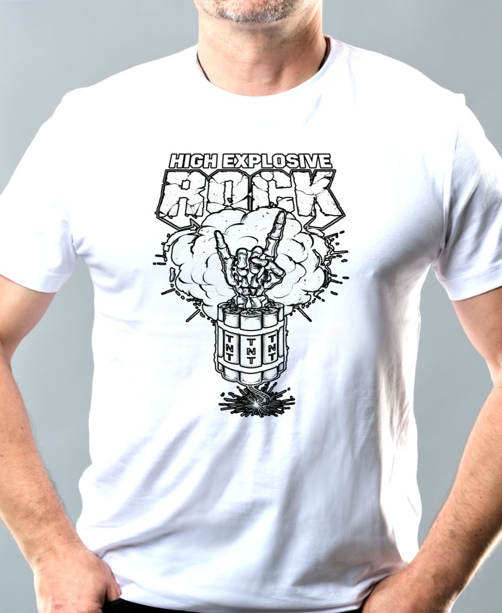 High explosive rock, V1, černý tisk