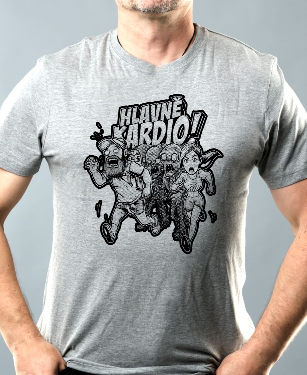 Hlavně kardio, černý tisk