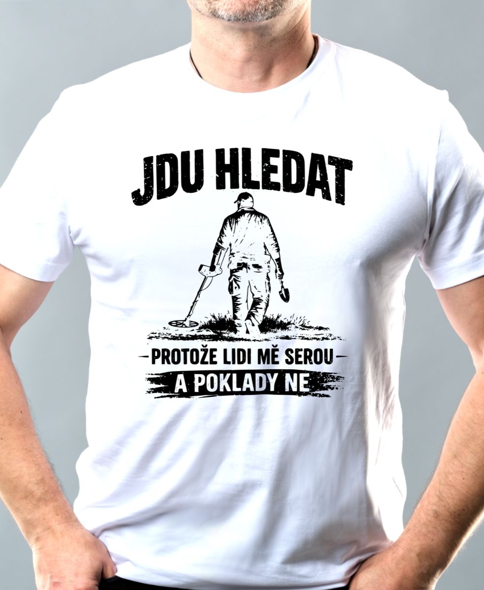 Hledač pokladů, černý tisk