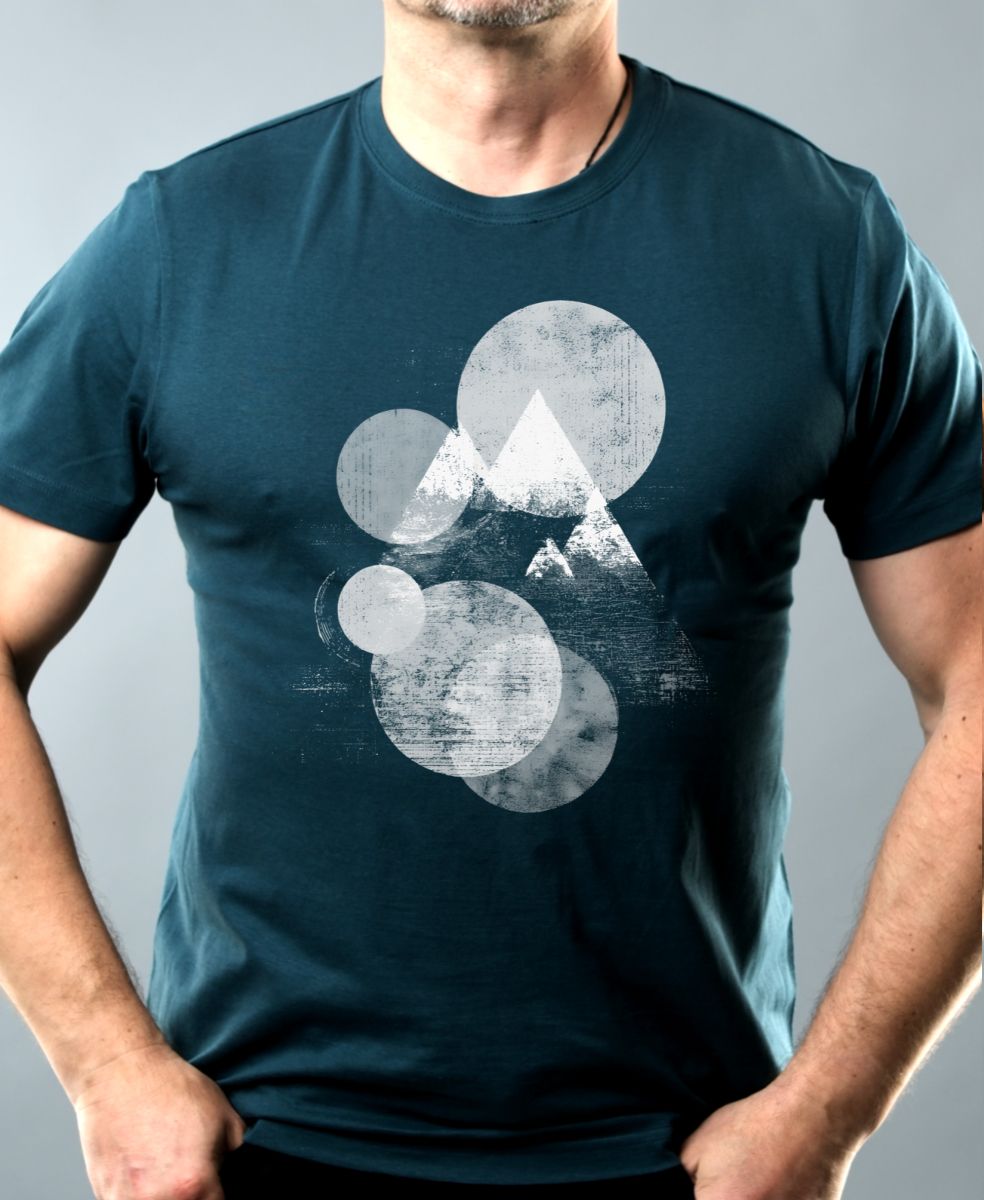 Horská geometrie, V1, bílý potisk