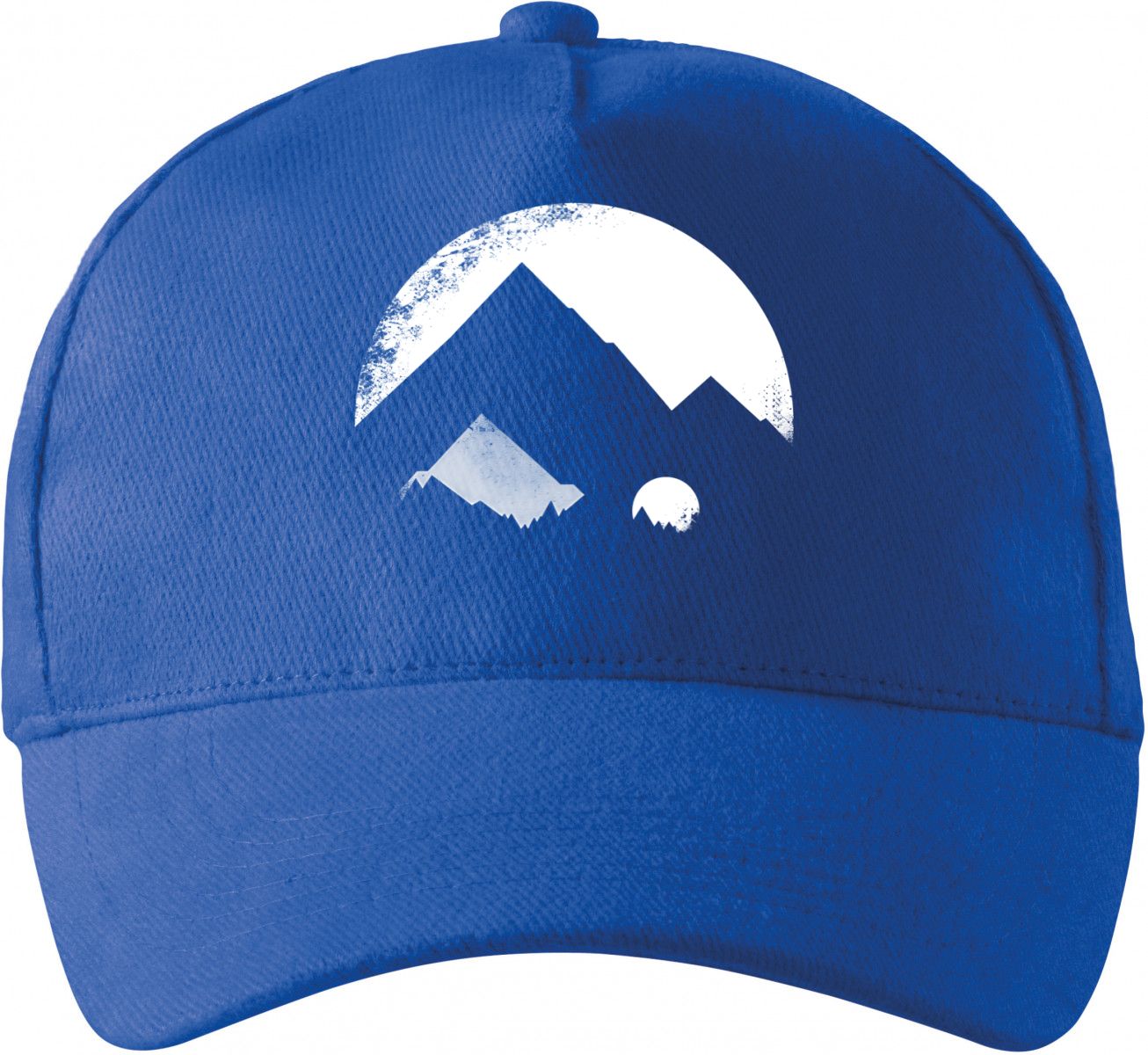 Horské siluety, V2, bílý potisk