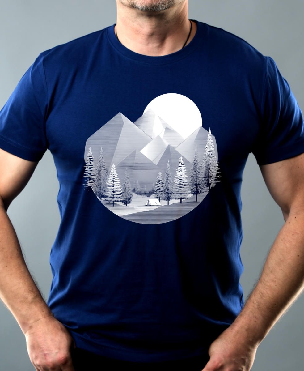 Horský kruh, bílý potisk