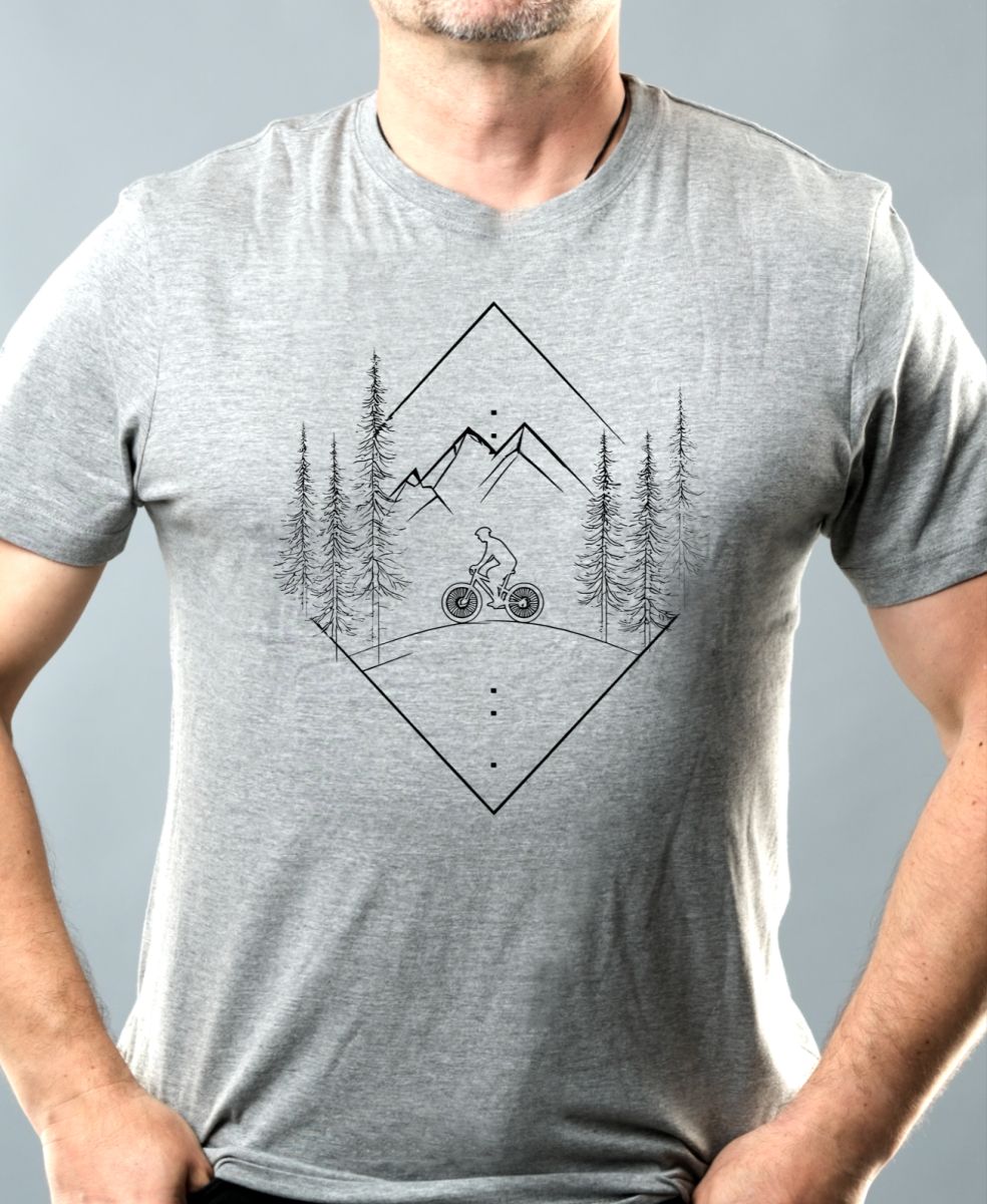 Horský trail, černý potisk Horský trail, černý potisk