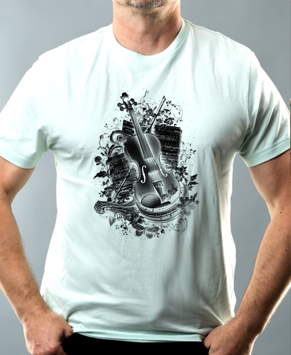 Housle skladatelů, černý tisk