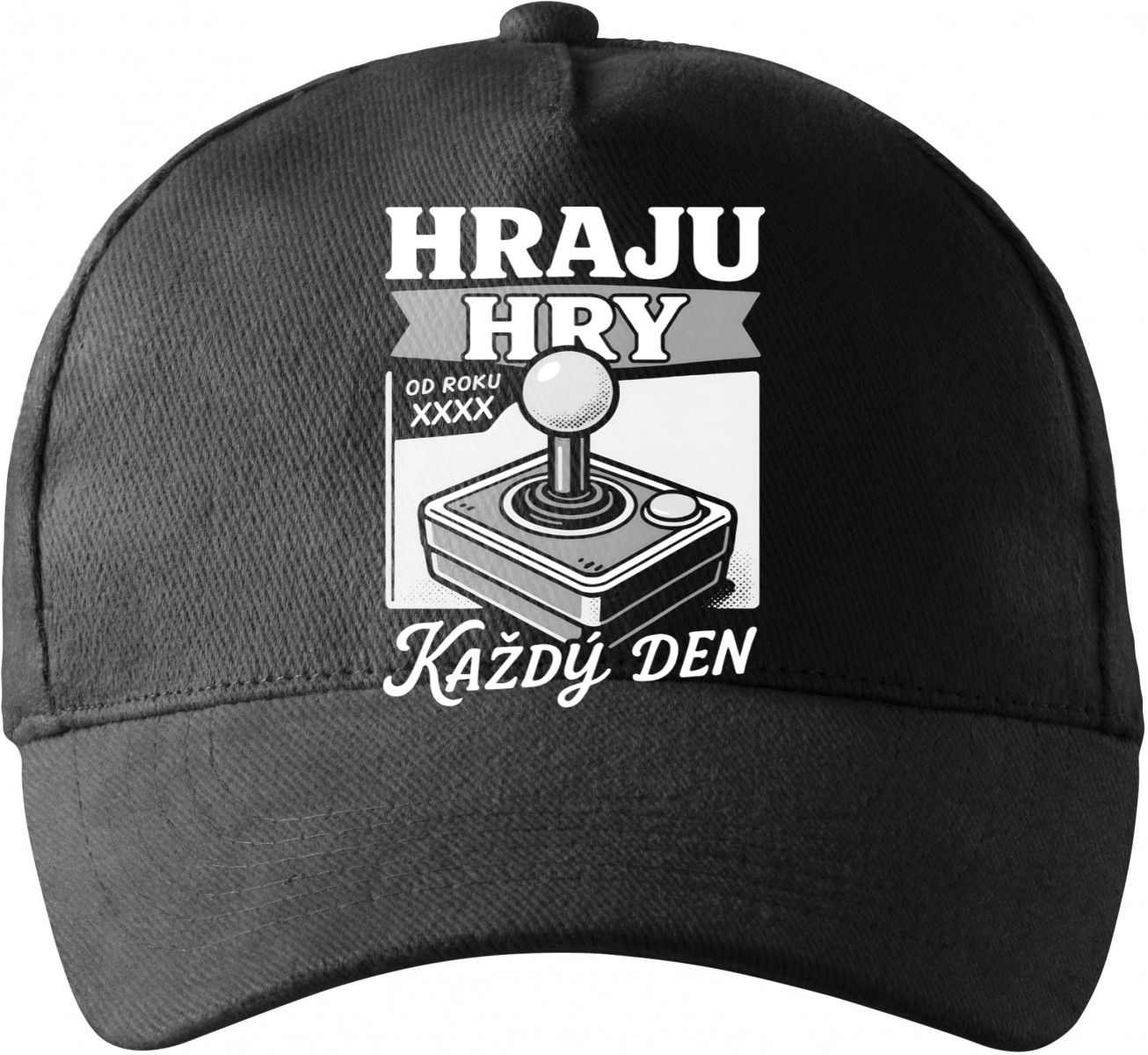 Hraju hry každý den, doplňte ročňík, bílý tisk