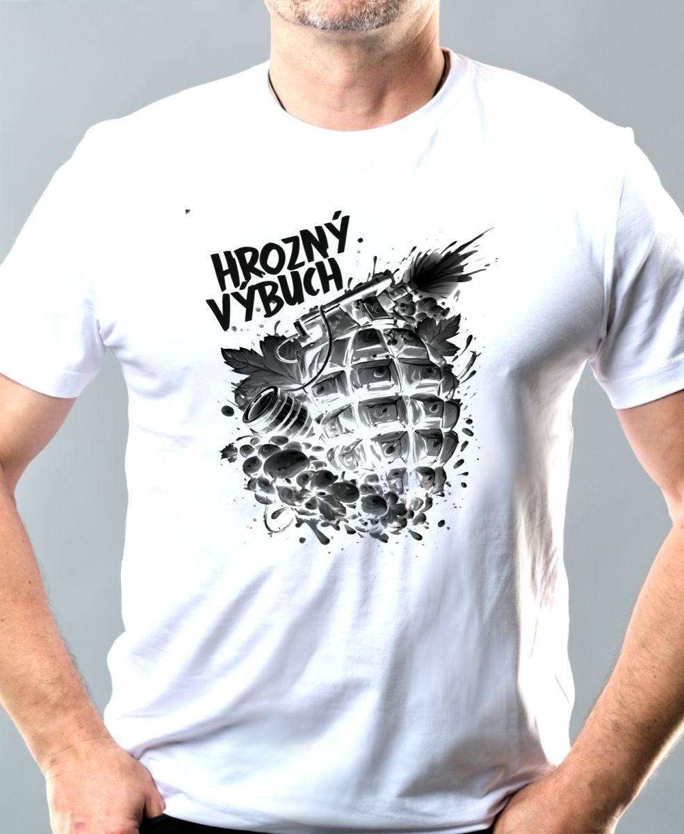 Hrozný výbuch, černý tisk Hrozný výbuch, černý tisk