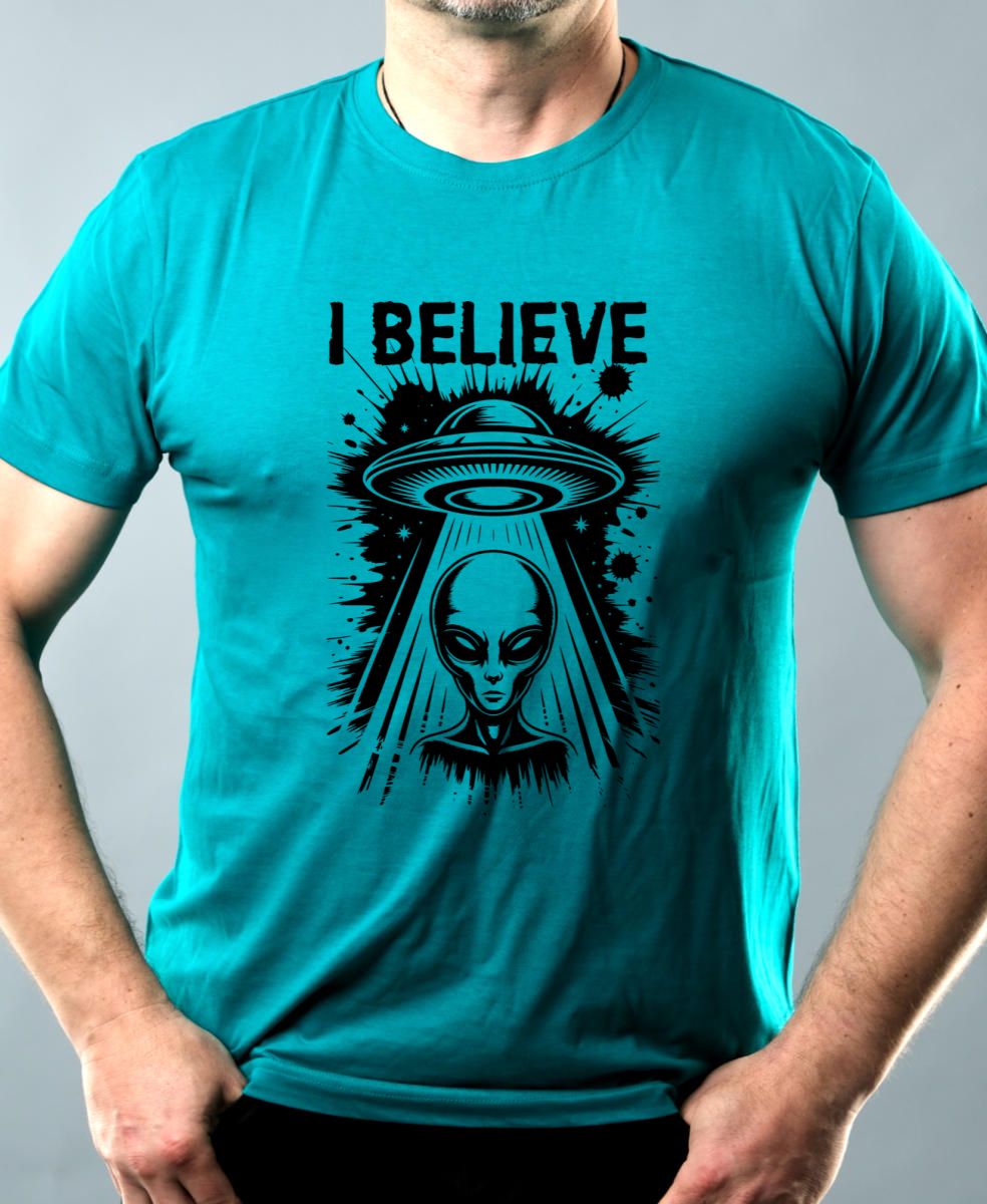 I believe, černý tisk