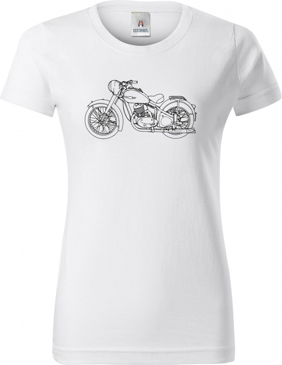 JAWA 250/350 "Pérák", LineArt, černý tisk