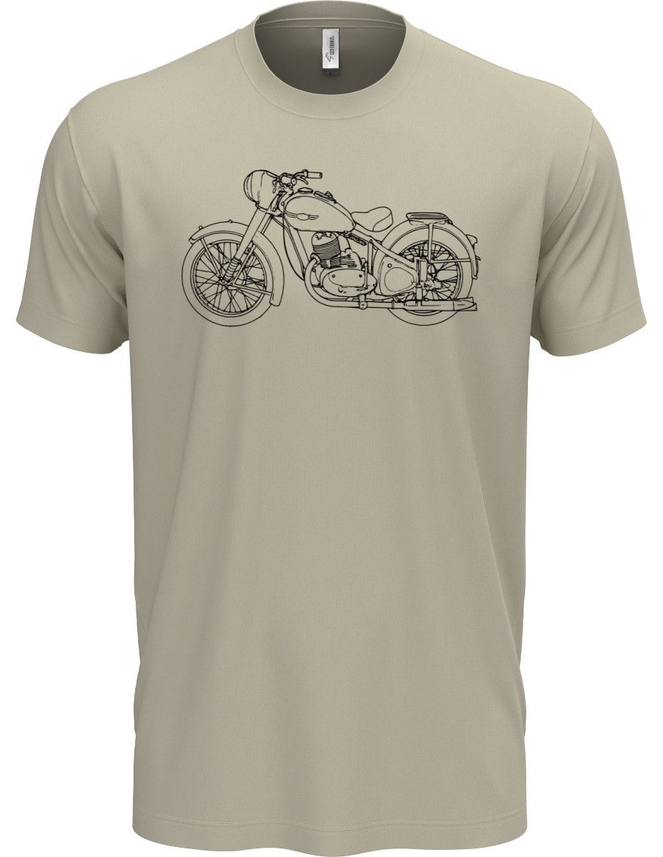 JAWA 250/350 "Pérák", LineArt, černý tisk