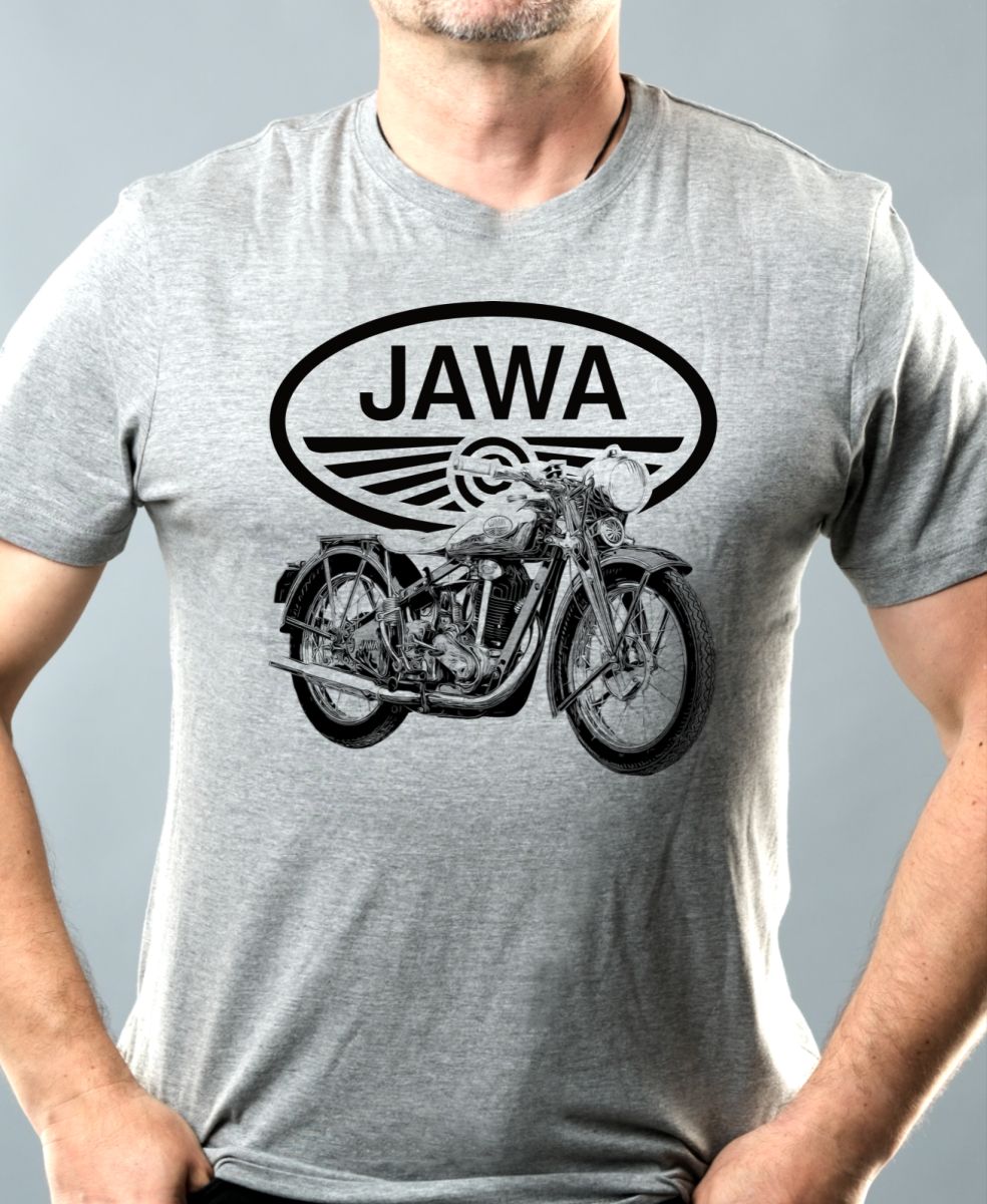 JAWA 350 OHV, V9, černý tisk
