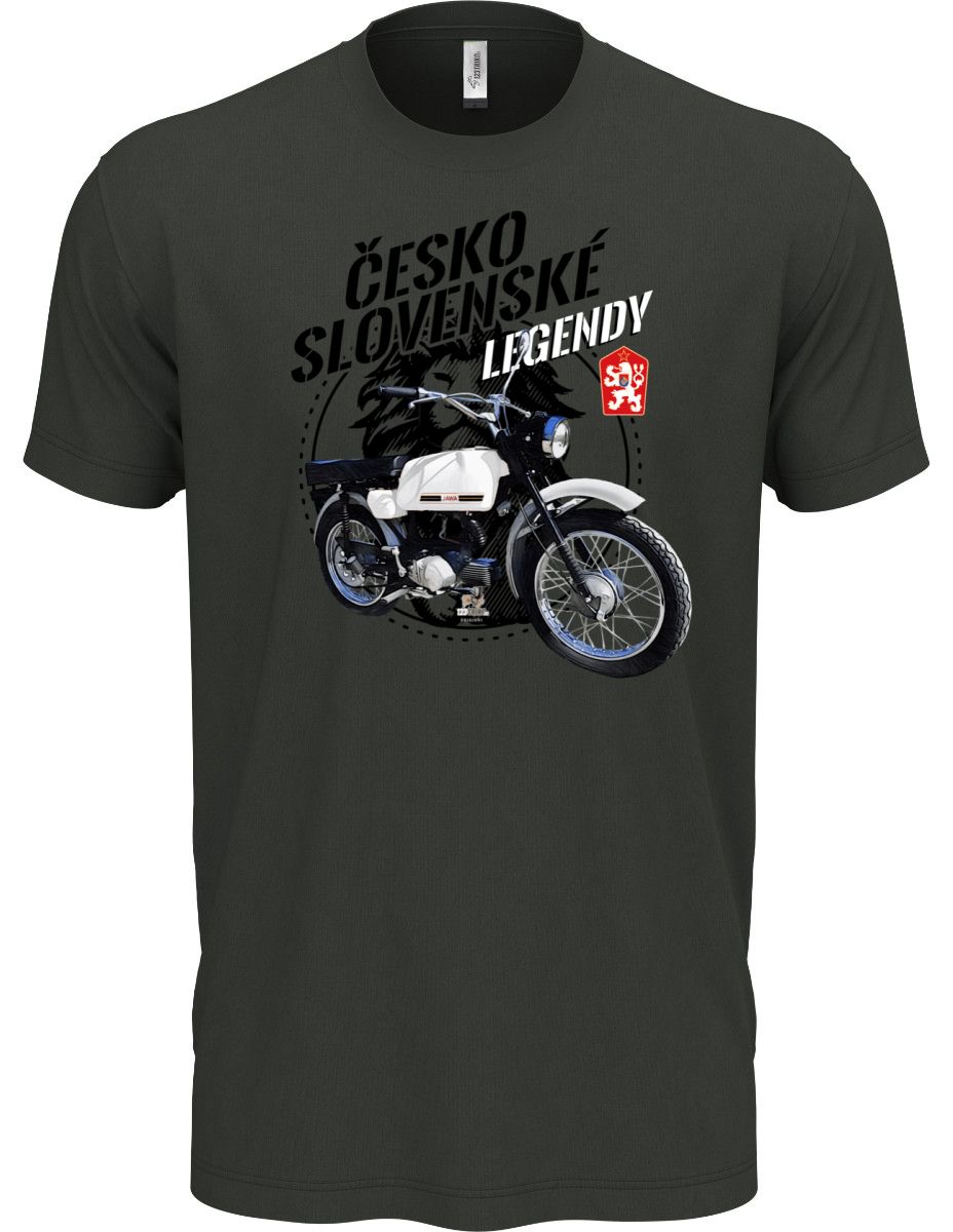 Jawa Mustang - bílý - ČESKOSLOVENSKÉ LEGENDY V12