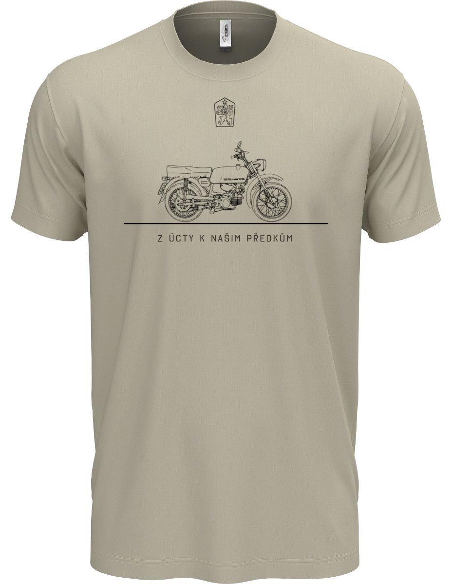 Jawa Mustang - LEGENDA,  z úcty k našim předkům. Minimalistic