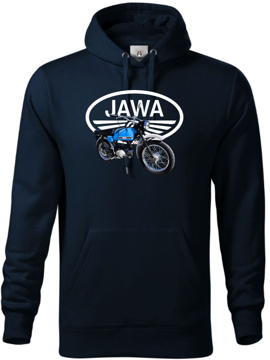 Jawa Mustang - modrý - logo V1