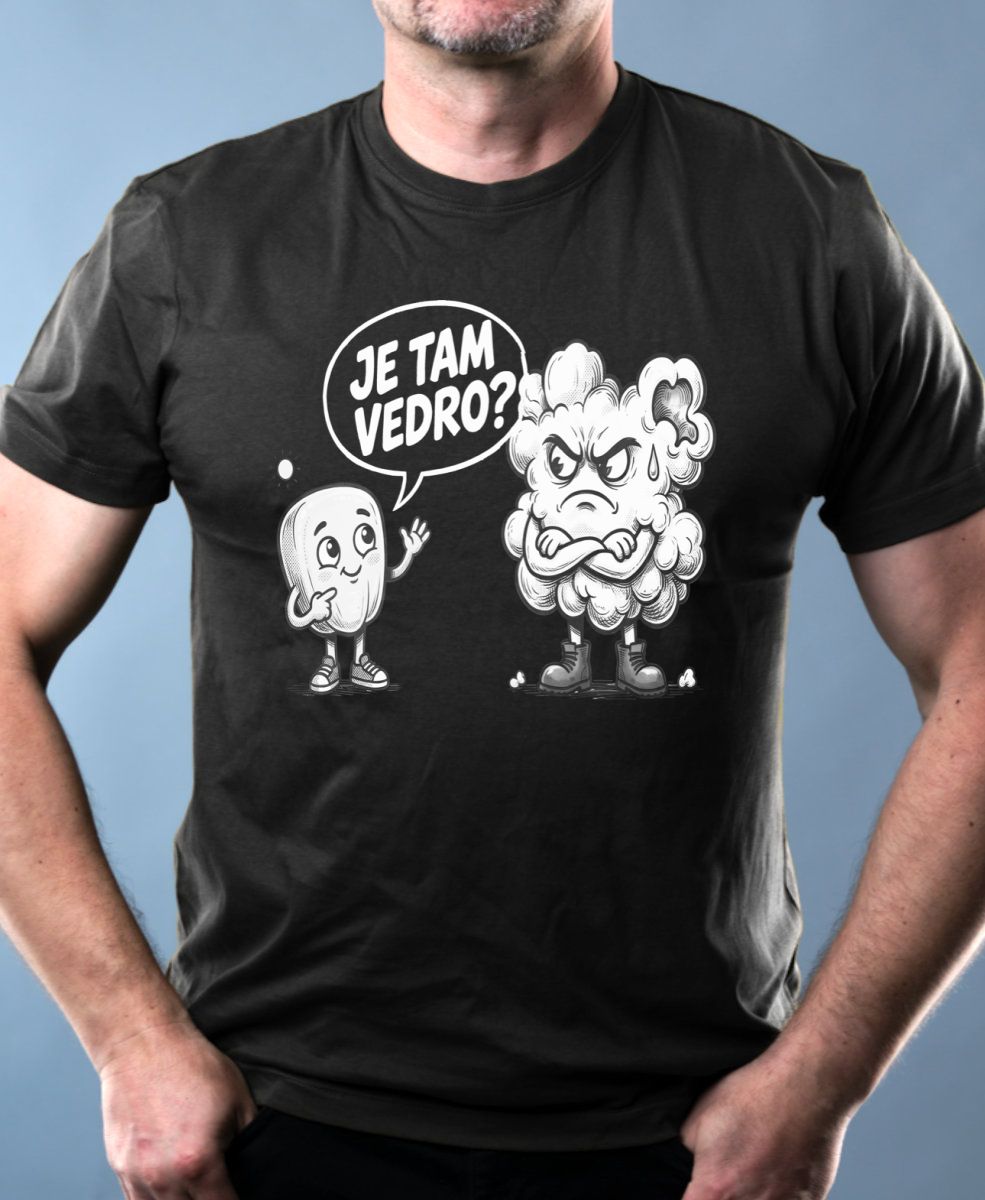 Je tam vedro? Bílý tisk