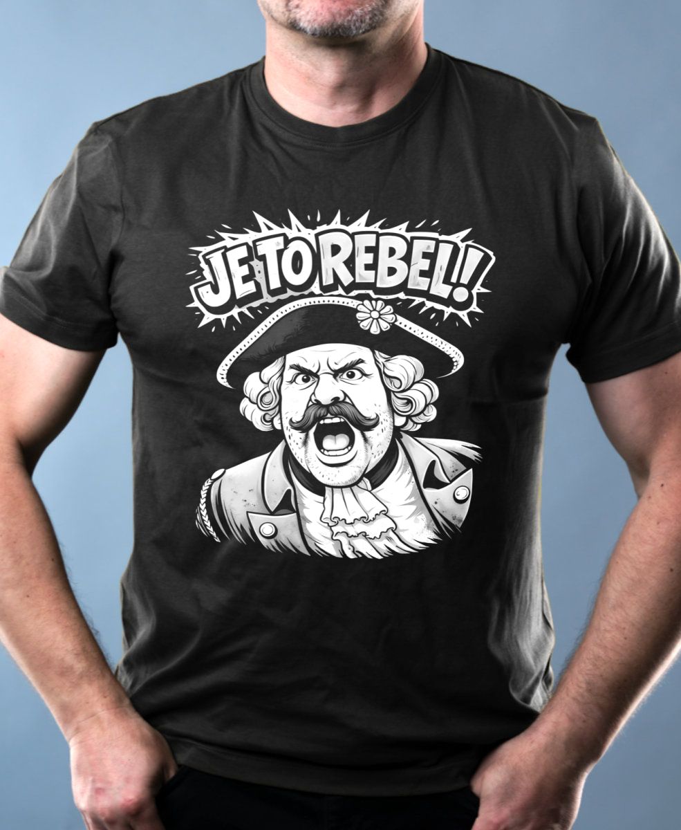 Je to rebel, bílý tisk Je to rebel, bílý tisk