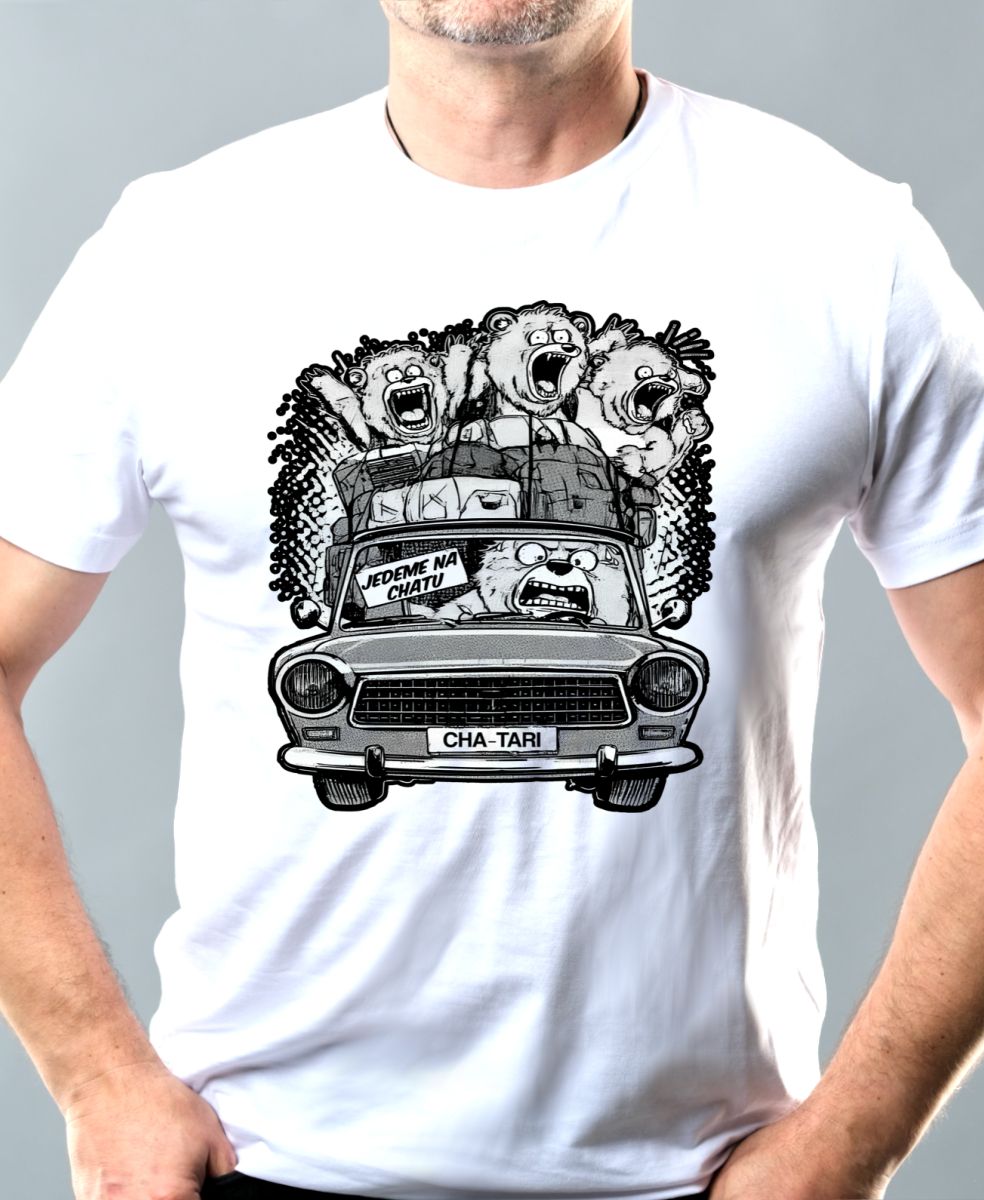 Jedeme na chatu, V2, černý tisk