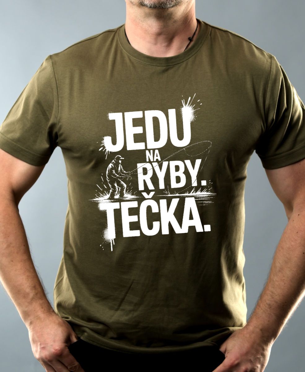 Jedu na ryby. Tečka