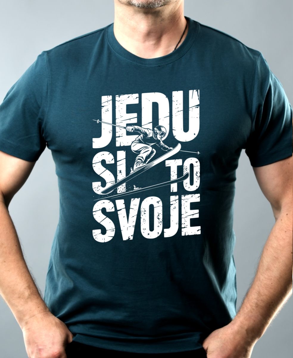 Jedu si to svoje, bílý potisk