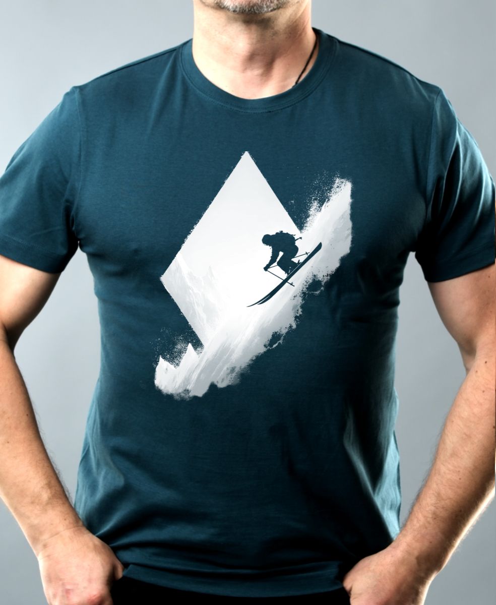 Jízda na hraně, bílý potisk