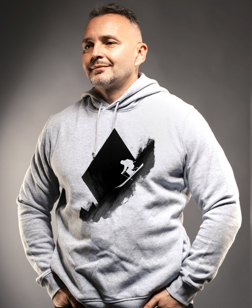 Jízda na hraně, černý potisk