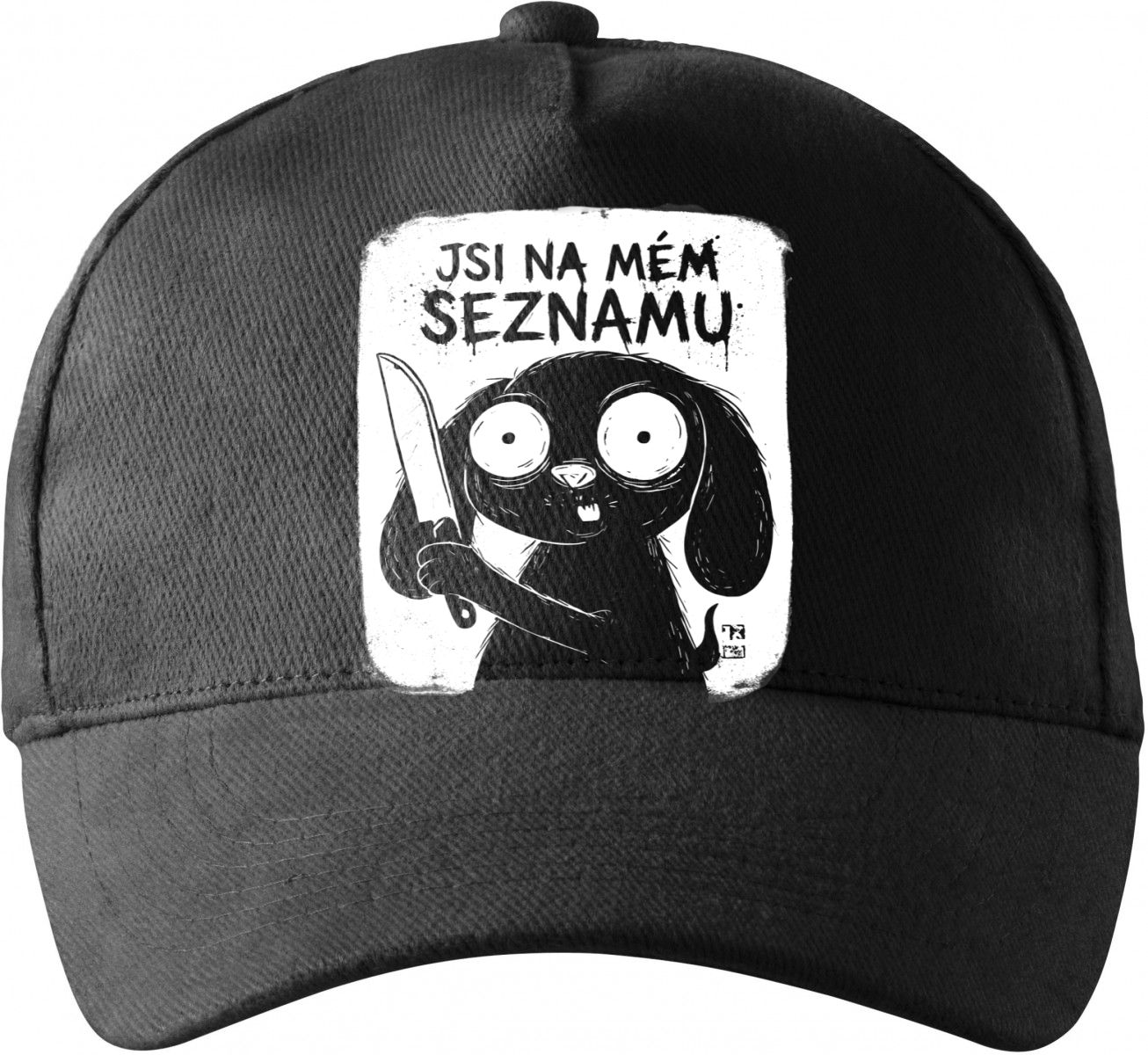 Jsi na mém seznamu, bílý potisk