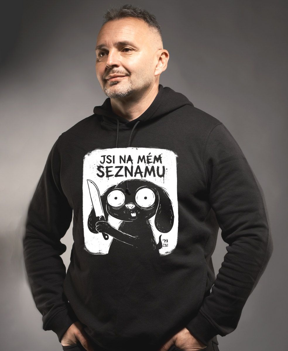 Jsi na mém seznamu, bílý potisk